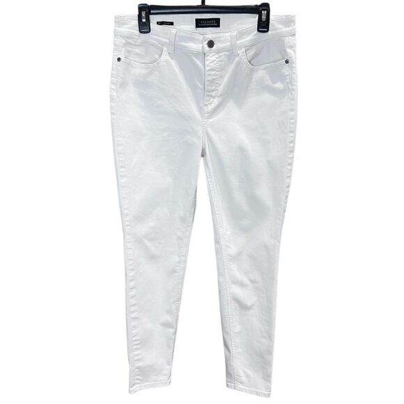 Talbots flawless five pocket jegging white denim size 10 - Picture 2 of 16